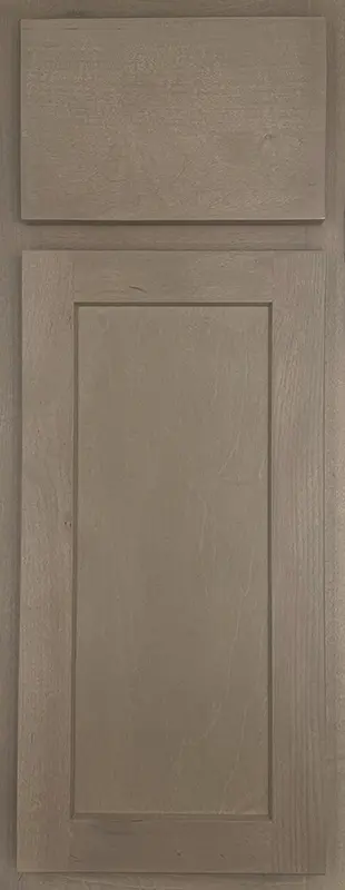 Framed cabinets in Oatmeal stain